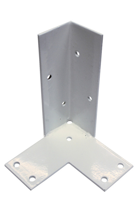 Palmako stolpefot med plate til hjørnestolper